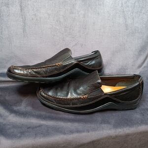 Cole Haan Classic Black Leather Slip-On Loafers Size 14M
